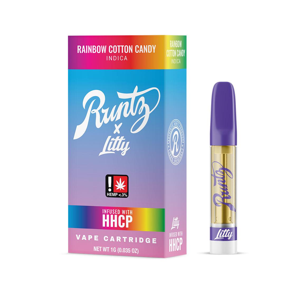 RUNTZ X LITTY - ALGODÓN DE AZÚCAR RAINBOW - CARTUCHO - 10PK - INDICA