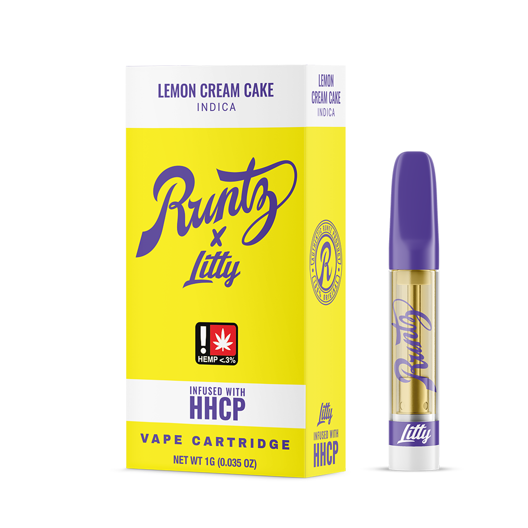 RUNTZ X LITTY - PASTEL DE CREMA DE LIMÓN - CARTUCHO - 10PK - INDICA