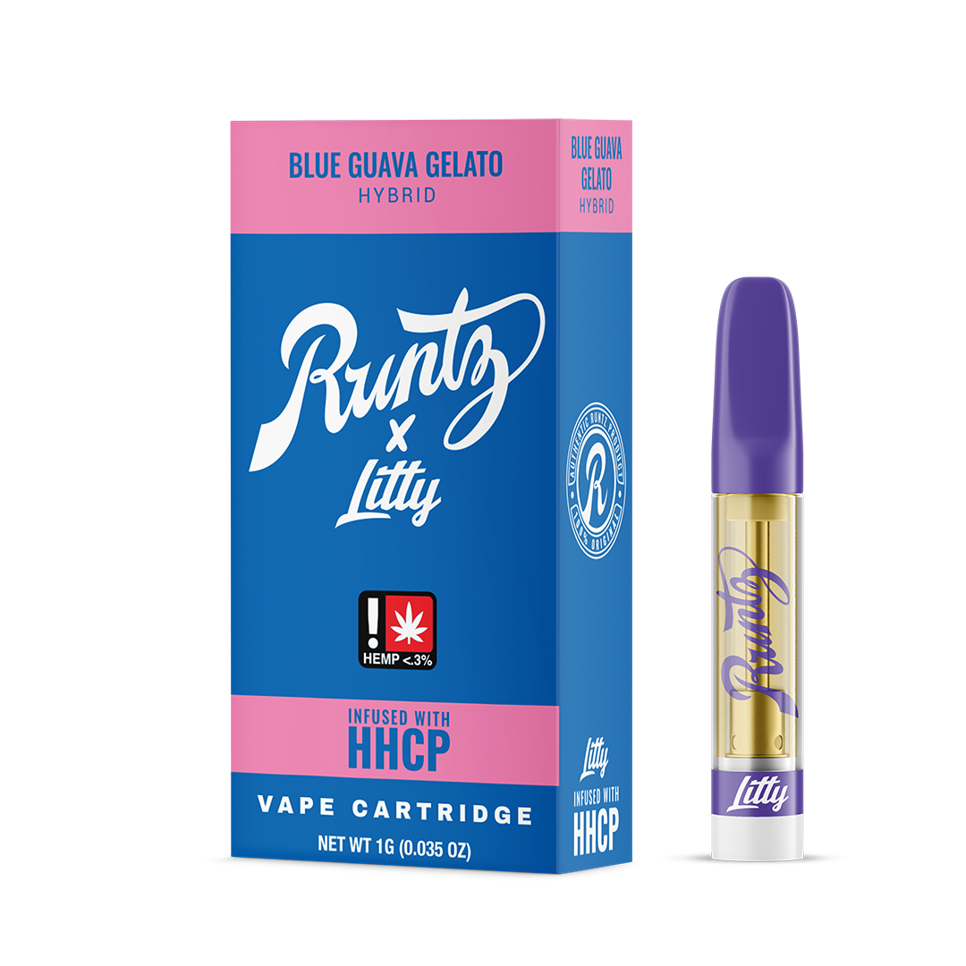 RUNTZ X LITTY - HELADO DE GUAVE AZUL - CARTUCHO - 10PK - HÍBRIDO
