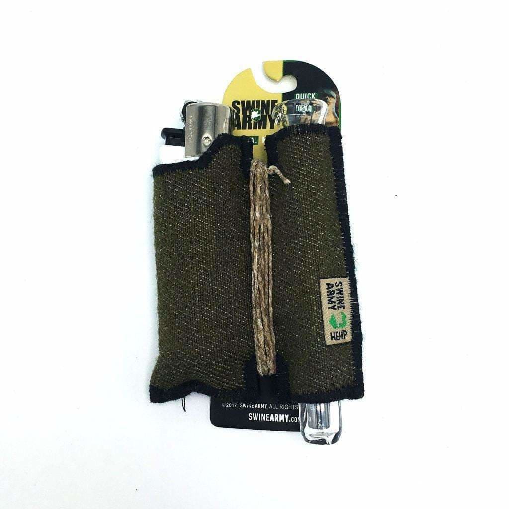 Swine Army 420 Hemp Quick Draw with Lighter & Pipe