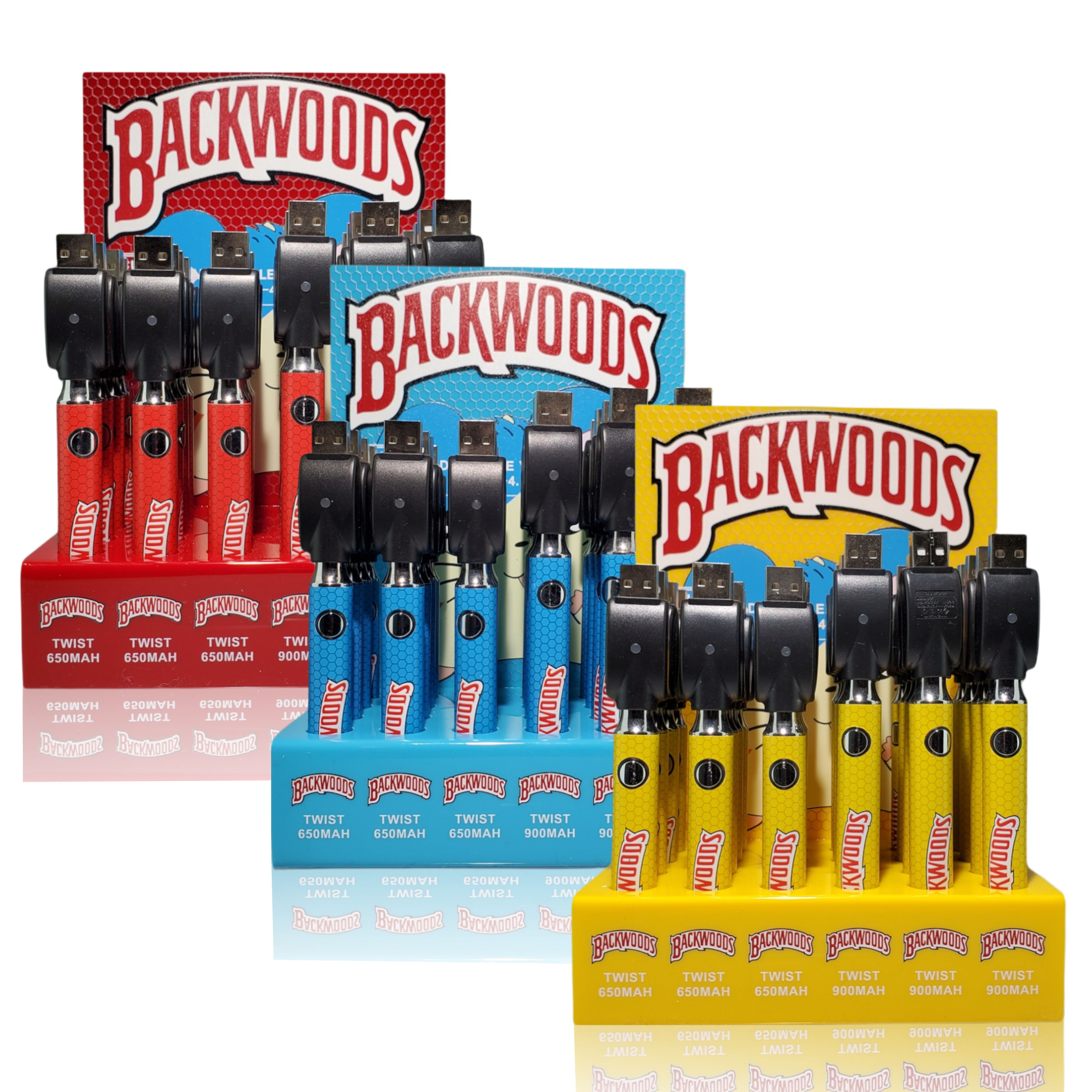 BackWoods Twist Battery Display 24ct