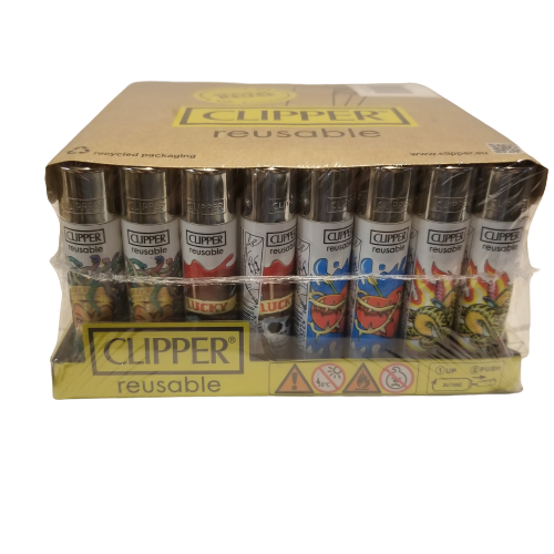 Clipper lighter display