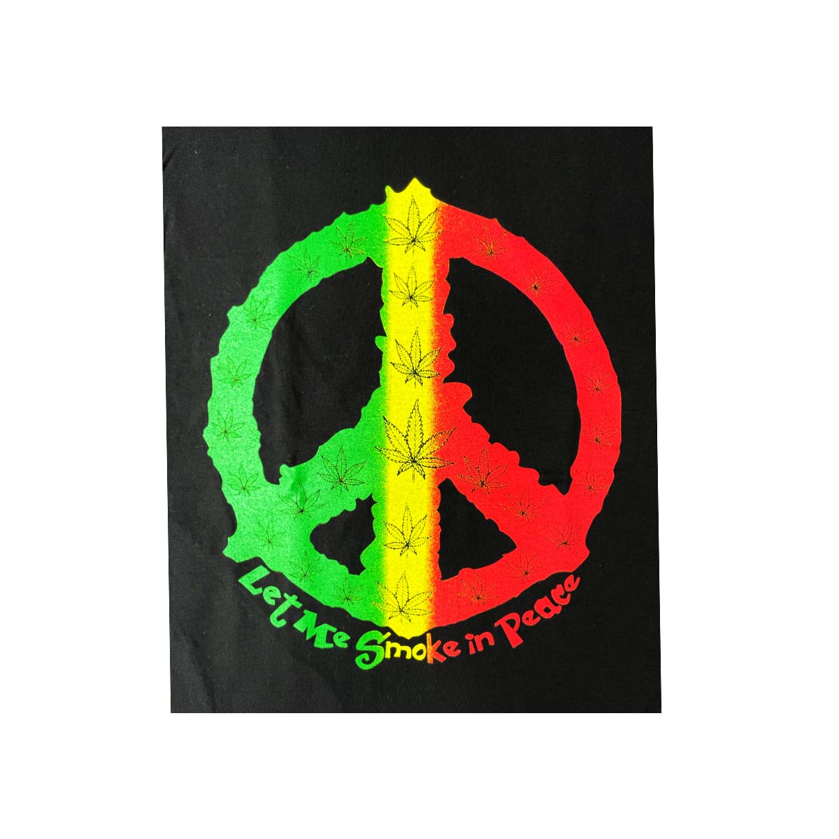Smoke in Peace 100% Cotton T-Shirt, Pack of 5 Units, S, M, L, XL, XXL