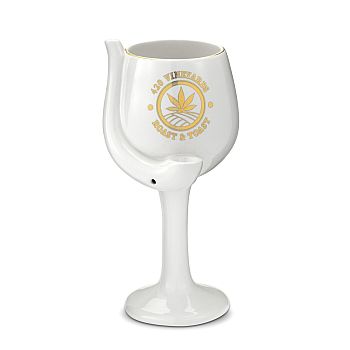 CERAMIC WINE GLASS PIPE 420 VINEYARDS - ROAST & TOAST