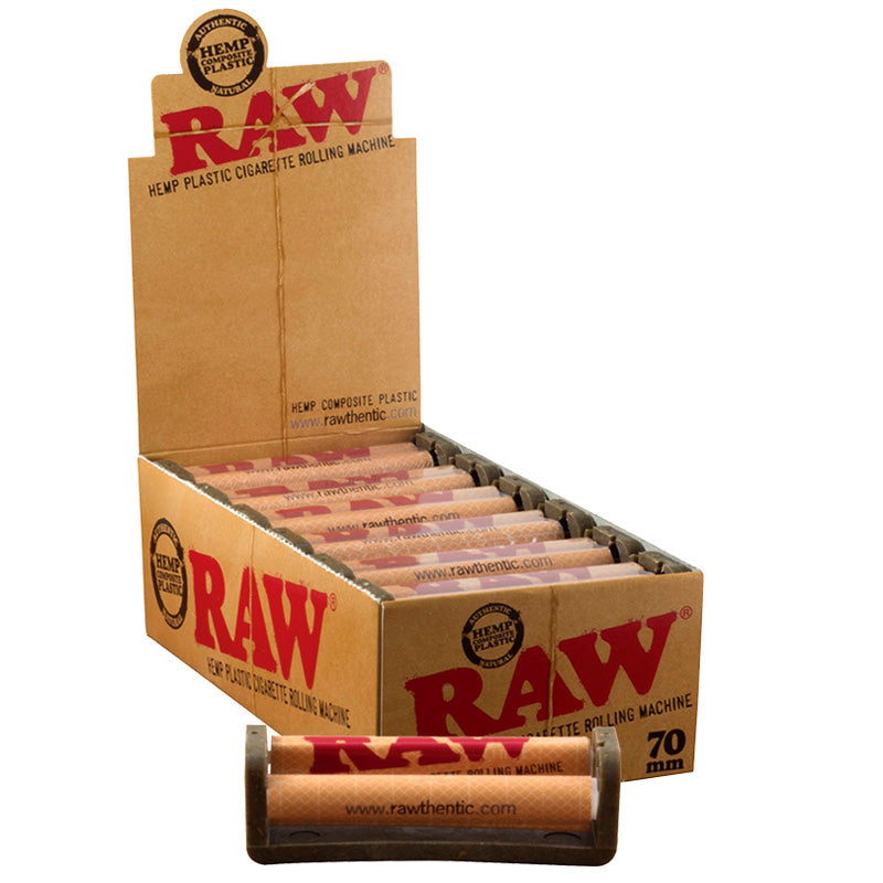 Caja de 12 rodillos para cigarrillos Raw de 70 mm
