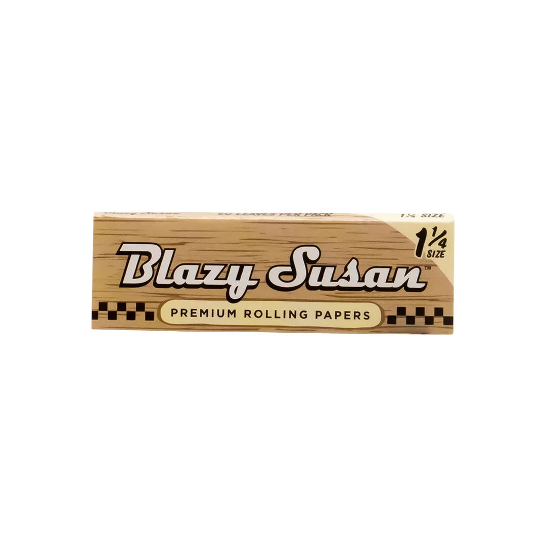 Papel de liar Blazy Susan sin blanquear, tamaño 1 1/4", 50 paquetes por expositor