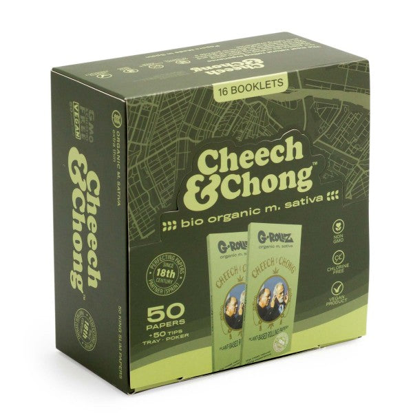 G-ROLLZ | Cheech & Chong (TM) 16 Booklets KS + Tips & Tray