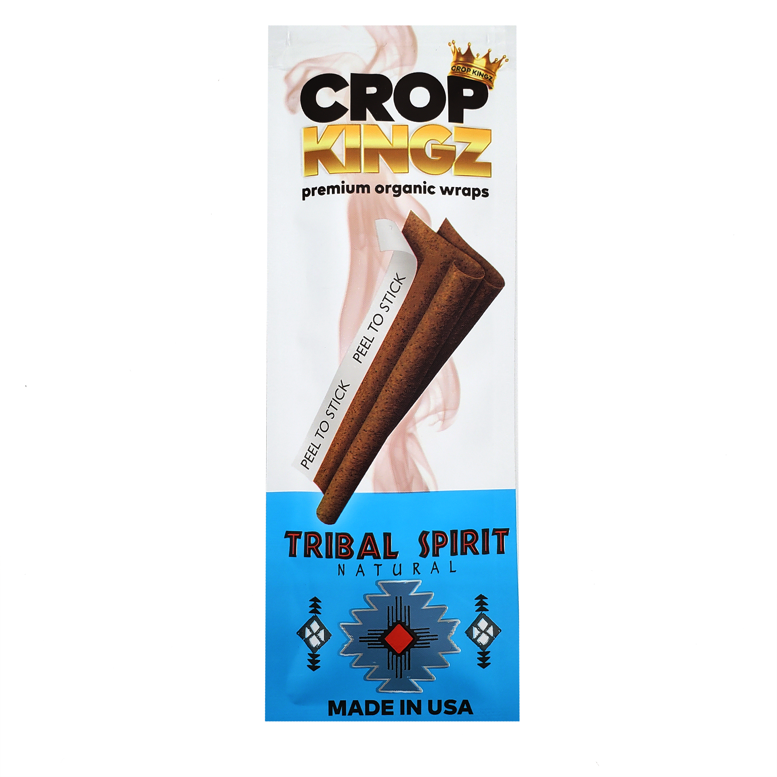 Envolturas de cáñamo orgánico inspiradas en el tabaco Crop Kingz - Espíritu tribal