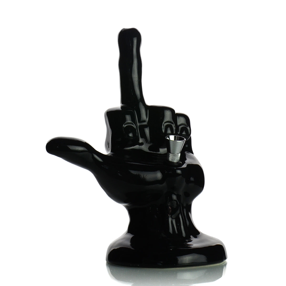 Ceramic Middle Finger Hand Pipe