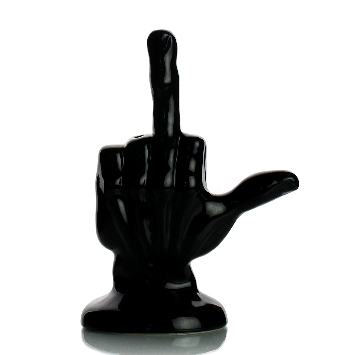 Ceramic Middle Finger Hand Pipe