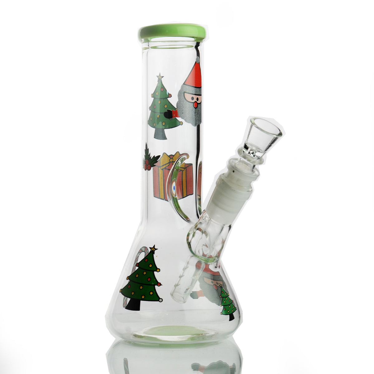 Vaso navideño y bol de 14 mm 8"