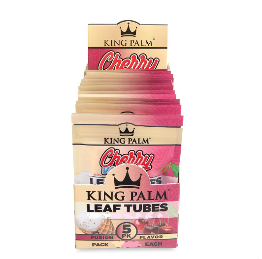 KING PALM 5 MINI ROLLS 15PK DISPLAY - CHERRY VANILLA