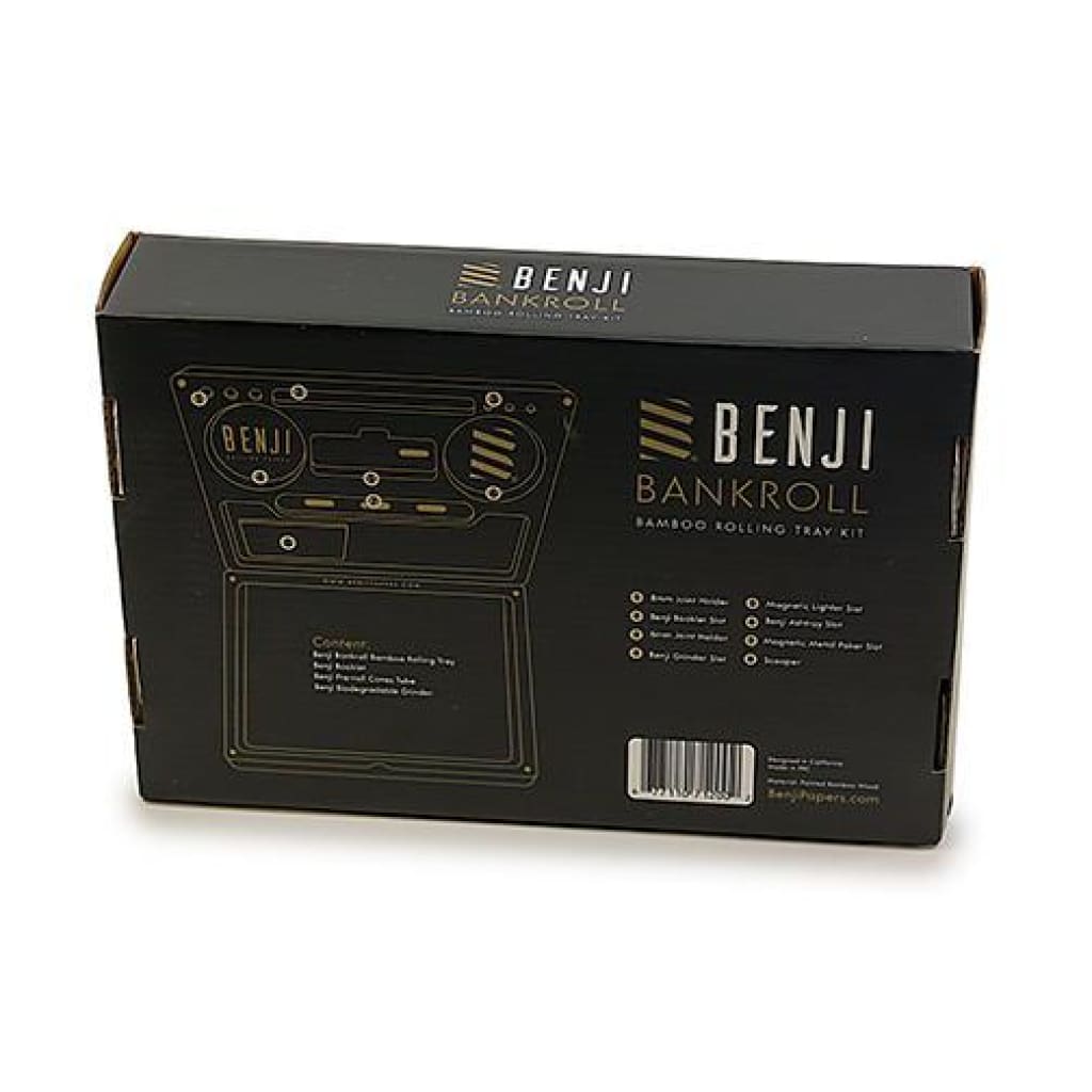 Kit de bandeja de bambú Benji Bankroll