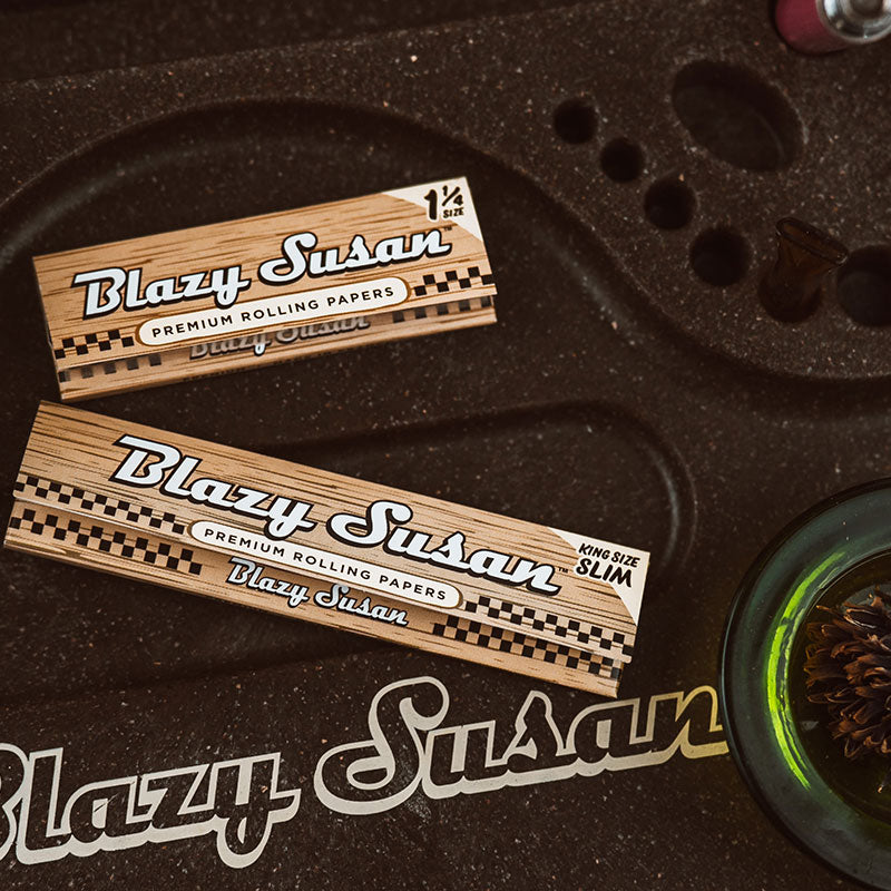 Blazy Susan King Size Slim Unbleached Rolling Papers (50packs))