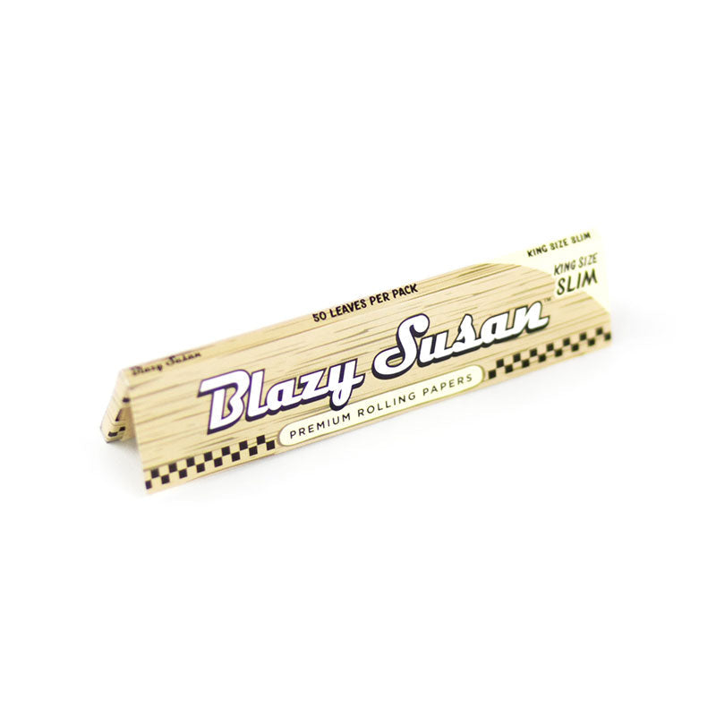Blazy Susan King Size Slim Unbleached Rolling Papers (50packs))