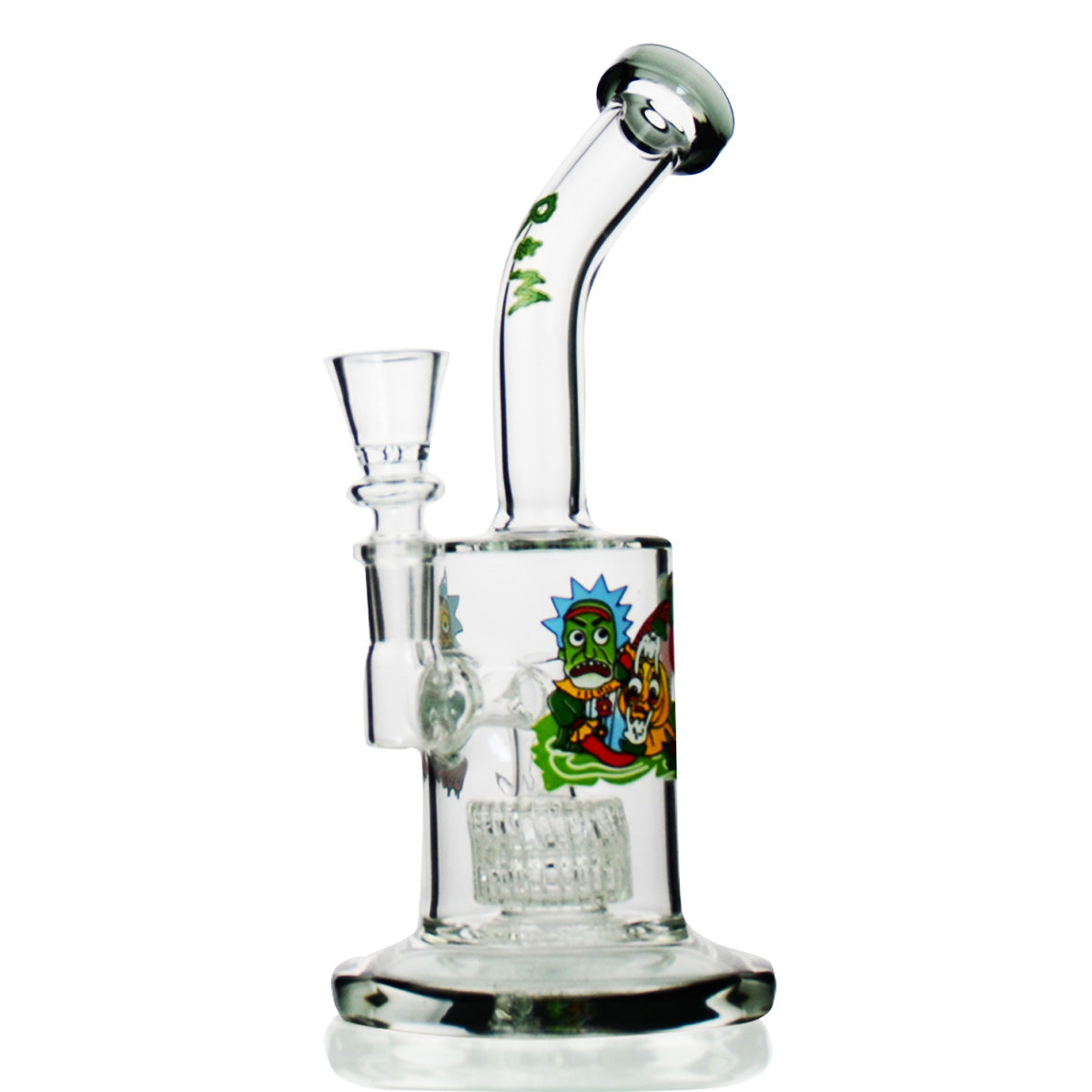 Water pipe with Matrix Shower Percolator and 14mm Male Bowl Included 8"