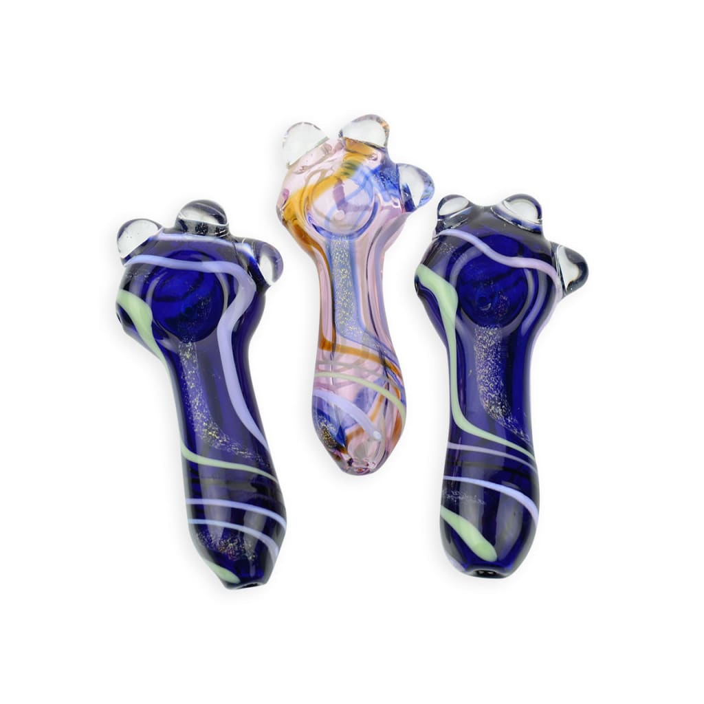 Dichro Slime Color Lines Hand Pipe Spoon
