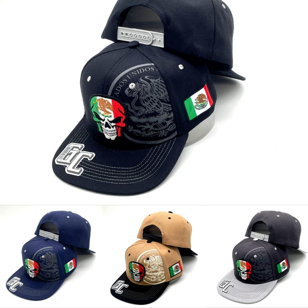 Snapback "Mexico Flag" Hat Embroidered