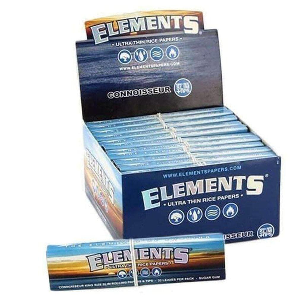 Elements Connoisseur King Size Slim Rolling Paper & Tips