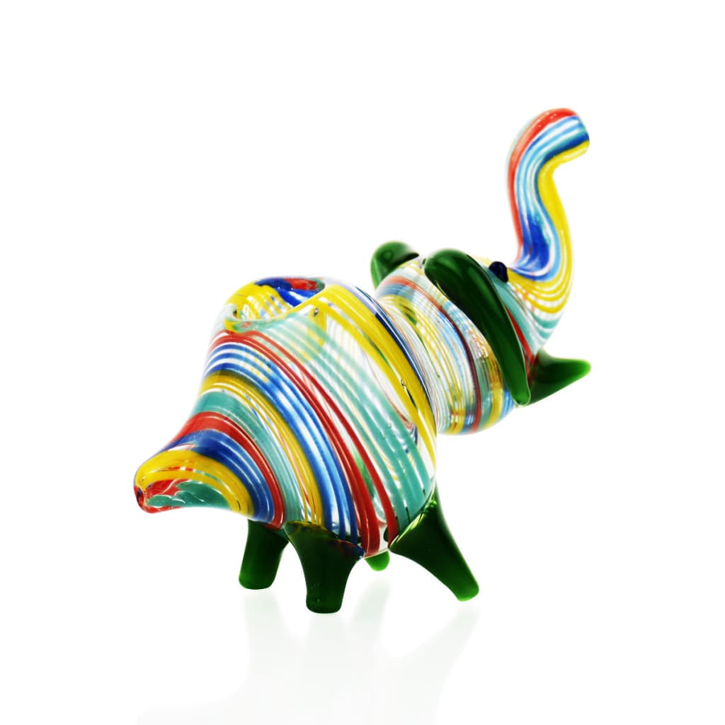 Elephant Color Spiral Design