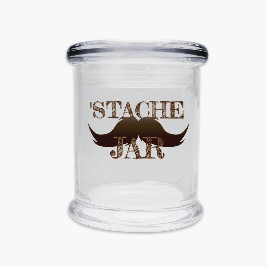Juggz Stache Glass Jar