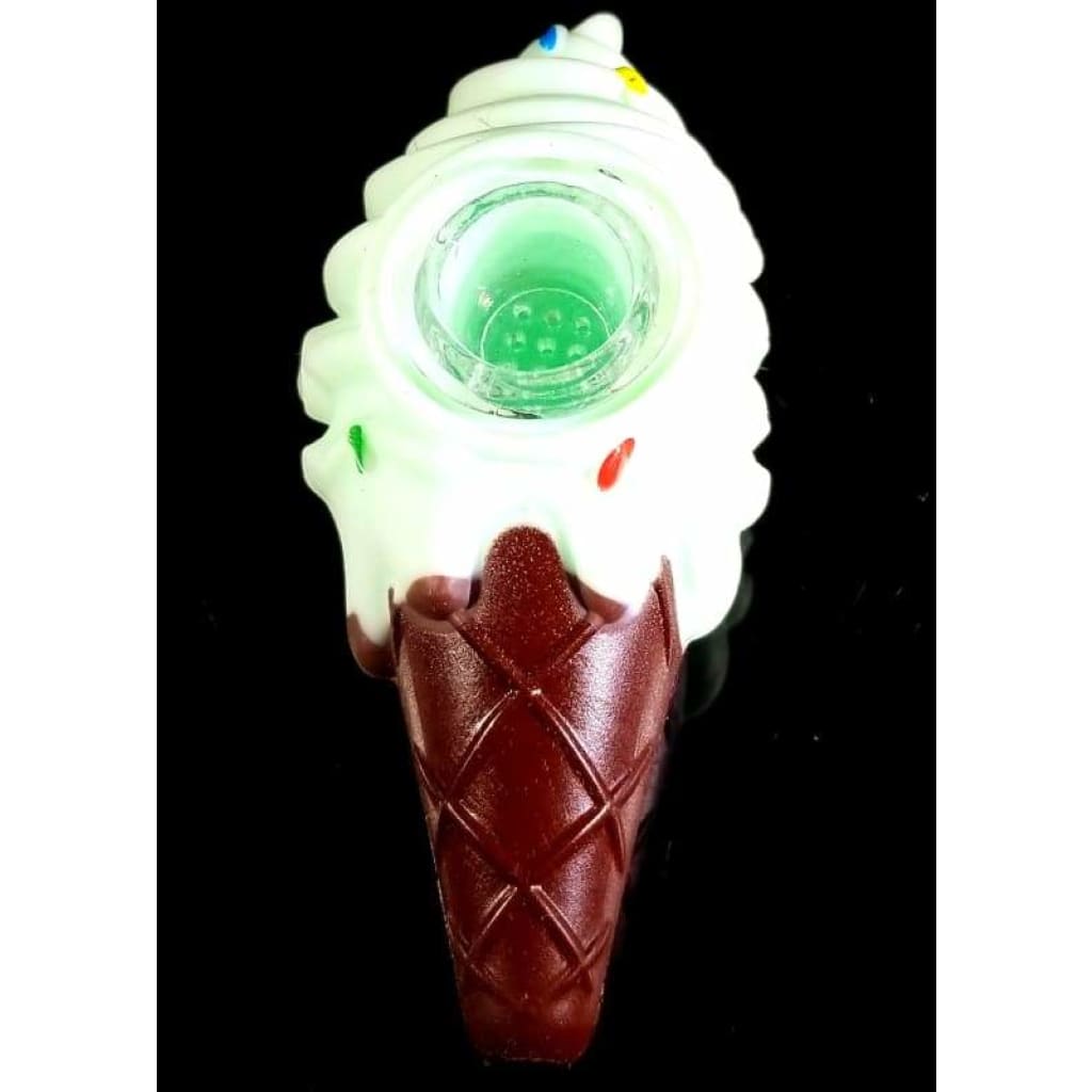 Ice Cream Cone Silicone Pipe