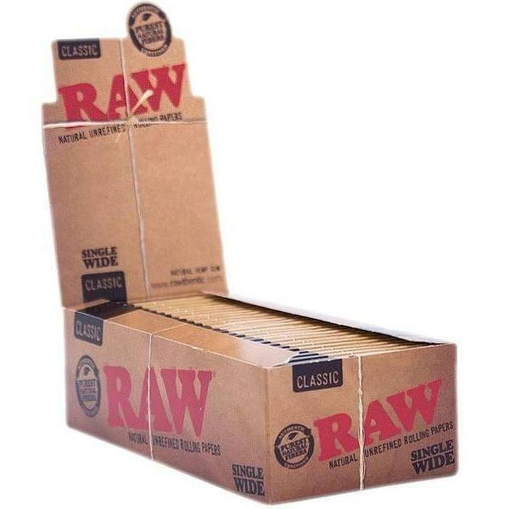 Raw Classic Rolling Papers 70mm Single Wide Double