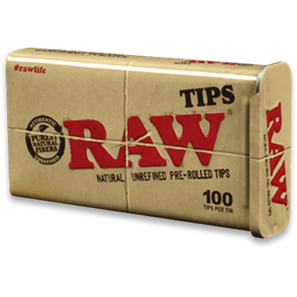 Raw Pre-rolled Tips Tin