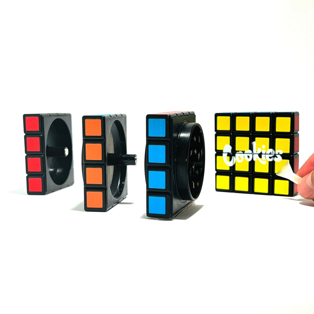 Grinder Rubix Cube 4 piezas