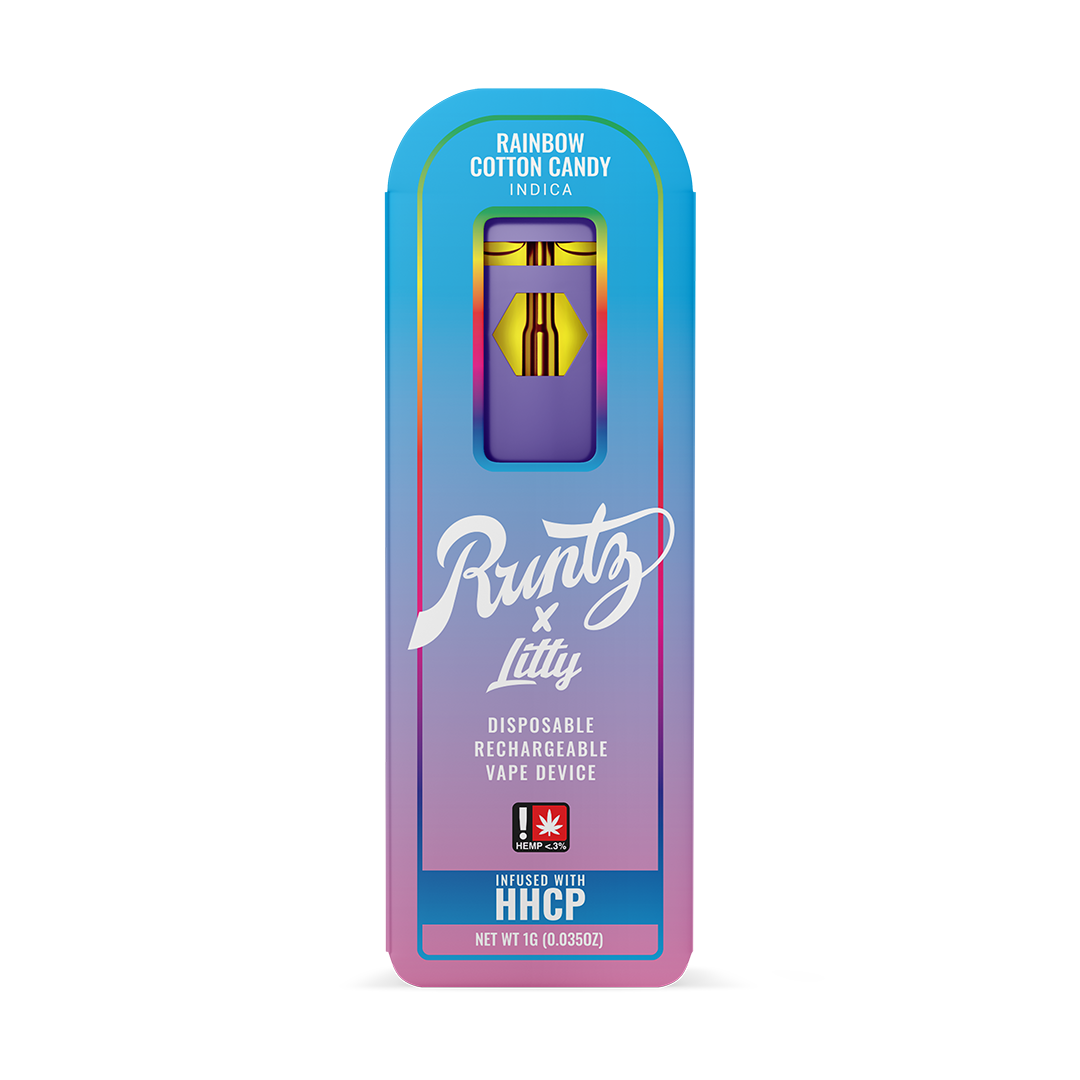 RUNTZ X LITTY - RAINBOW COTTON CANDY - 10PK - INDICA