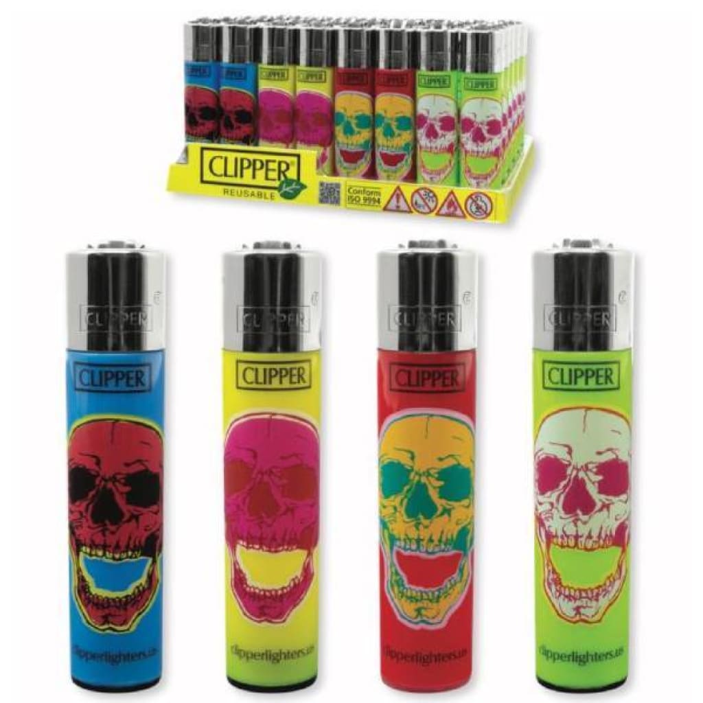 Skulls Design Clipper Lighter *seasonal*