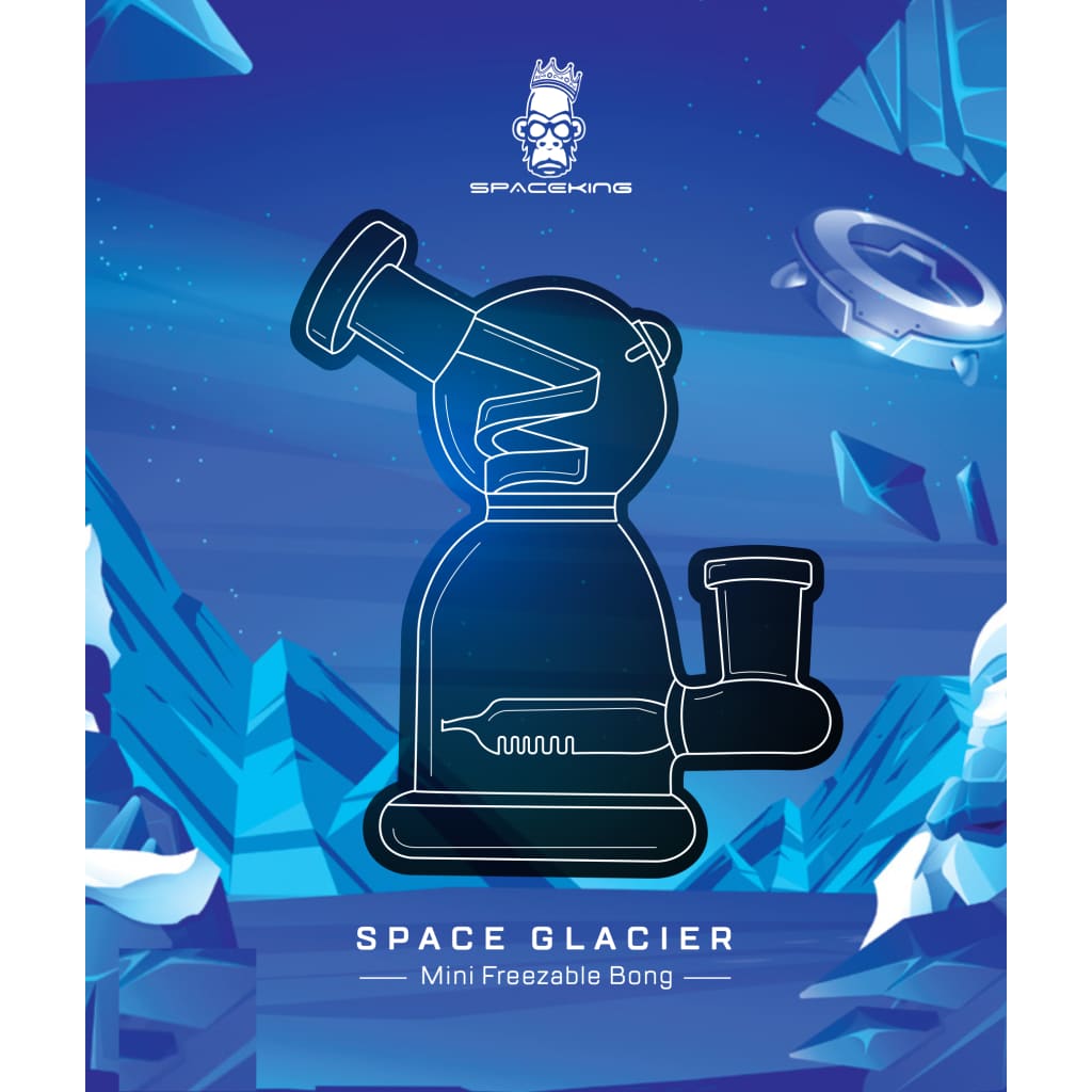 Space King Glass - ’space Glacier’ Freezable Bong
