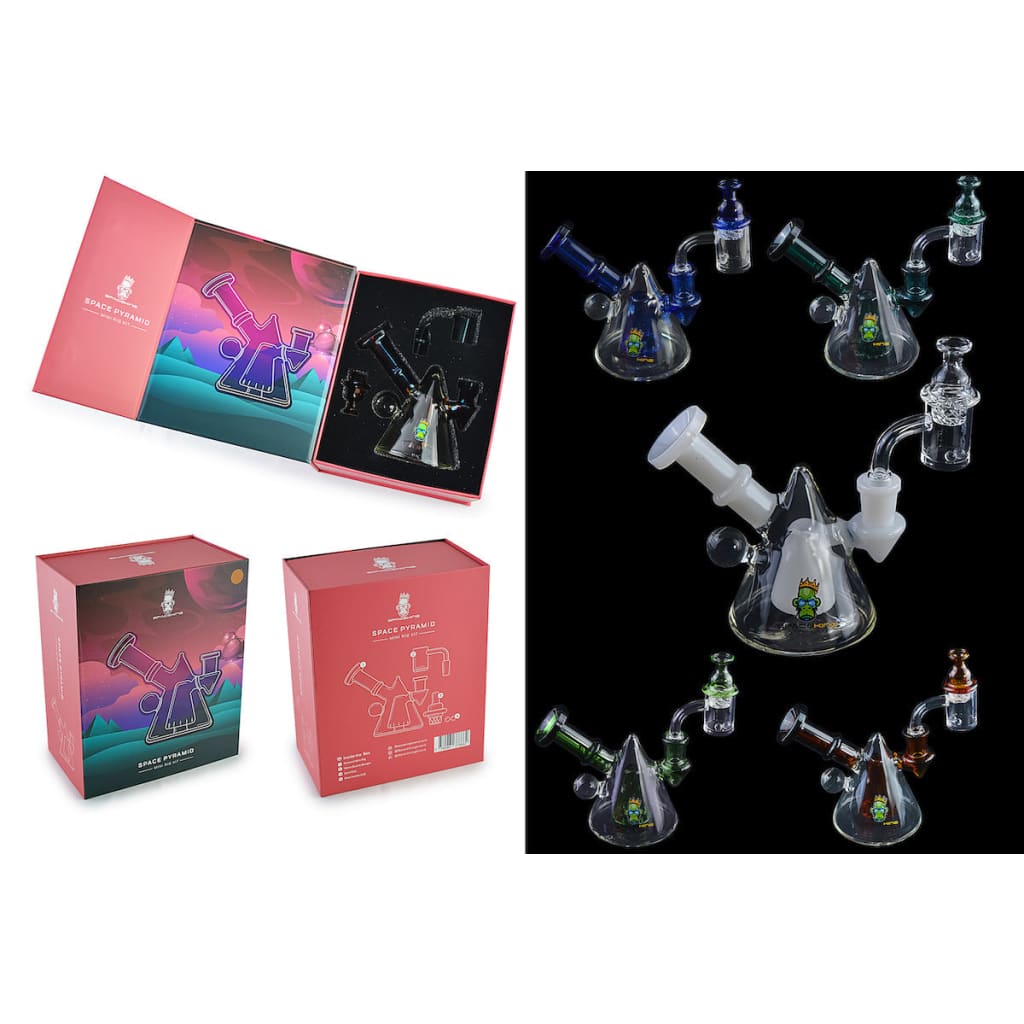 Space King Glass - ’space Pyramid’ Mini Rig